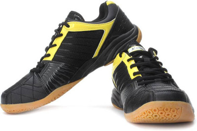 

KANTON CZ-55 Badminton Shoes For Men(Black, Black/yellow/sliver
