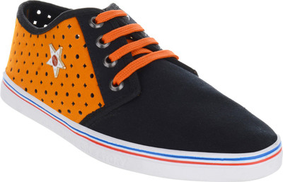 

Feetzone Shoes Party Wear For Men(Multicolor, Black orange