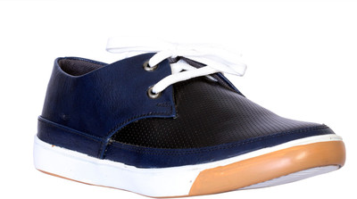 

Bxxy DESIGNER SPORTY SNEAKERS FOR MEN-CASUAL LACE-UP SHOES WITH RUBBER SOLE Outdoors For Men(Blue