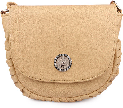 

STYLEFASHION Girls Casual Beige PU Sling Bag