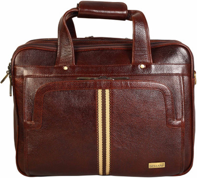 

Scharf Men & Women Casual Brown Genuine Leather Messenger Bag