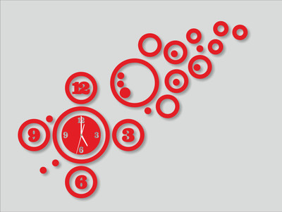 

Naveed Arts  Acrylic Sticker(Pack of 32, Red