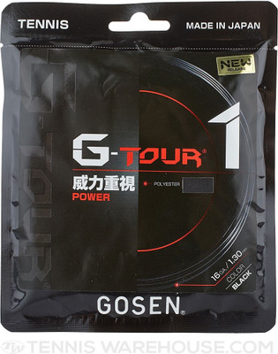 

Gosen G-Tour 1.30 Tennis String - 12 m(Black)