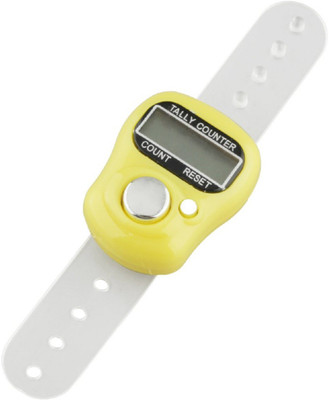 

Epyz Hand Finger Digital Tally Counter(Yellow Pack of 1)