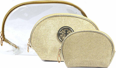 

Color Fever Cosmetic Pouch(Gold), Multi