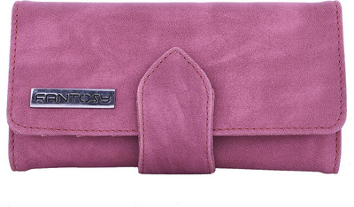 

Fantosy Women Pink Artificial Leather Wrist Wallet(8 Card Slots)