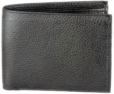 

Leatherwala Men Black Genuine Leather Wallet(6 Card Slots), Balck
