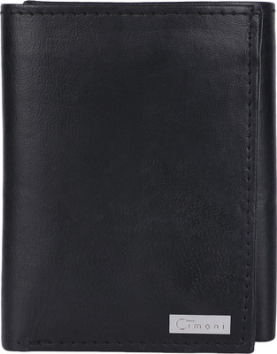 

CIMONI Men Black Genuine Leather Wallet(6 Card Slots)