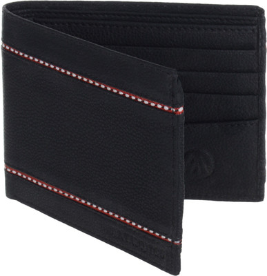 

MARKQUES Men Black Artificial Leather Wallet(8 Card Slots), Black-01