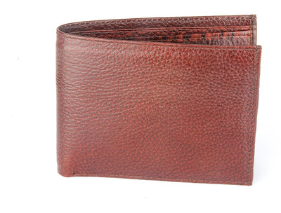 

Leatherwala Men Brown Genuine Leather Wallet(6 Card Slots)