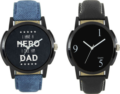 

SRK ENTERPRISE Lattest Collection with Fancy Rich Look designer Fast Selling Party-Wedding Stylish 2018 057 Stylish Pattern Corporate Imperial Watch - For Men