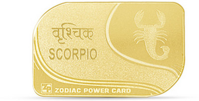 

Zodiac Power Scorpio Sun Sign Card Plated Yantra(Pack of 1)
