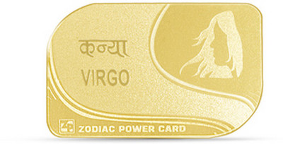 

Zodiac Power Virgo Sun Sign Card Plated Yantra(Pack of 1)