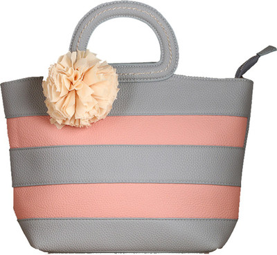 

Fabuler Grey Flower hand bag Multipurpose Bag(Grey, 6 L)