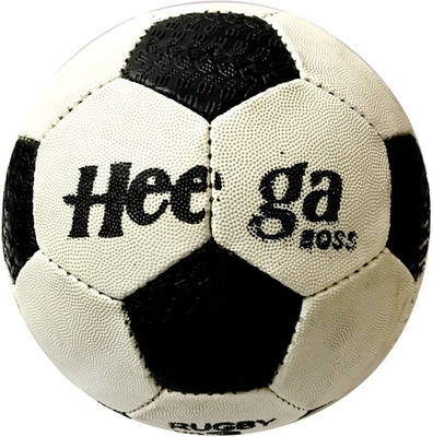 

Heega RUGBY BOSS-white Football - Size: (Pack of 1, White, Black