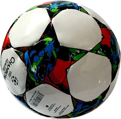 

Heega Champions League-black Football - Size: (Pack of 1, White, Black