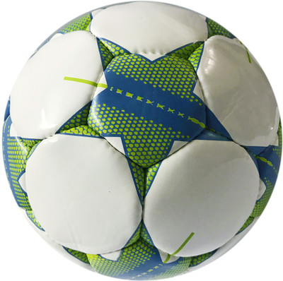 

Heega Champions League-green Football - Size: (Pack of 1, White, Green