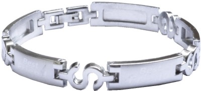 Men Style Stainless Steel Sterling Silver Bracelet