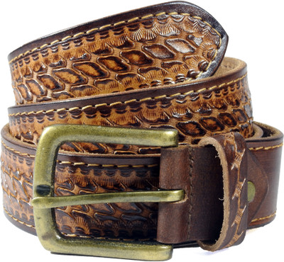 

Vogard Men Casual, Evening, Party Tan Genuine Leather Belt