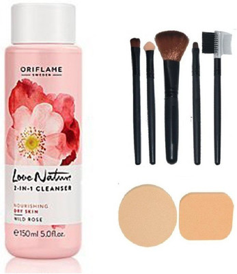

Oriflame Sweden Love Nature 2 in 1 Wild Rose Cleanser - 150 ml Combo(Set of)