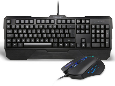 Tecknet X861 Kraken Illuminated Gaming Keyboard/Mouse Combo Set