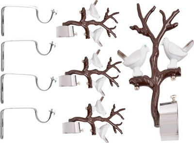 

S Decor Brown Curtain Knobs