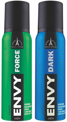 

Envy Force & Dark Deo Combo (Pack of 2) Body Spray Body Spray - For Men(240 ml, Pack of 2)