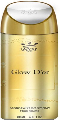

Swiss Perfume Glow D'or Deodorant Spray - For Women(200 ml)