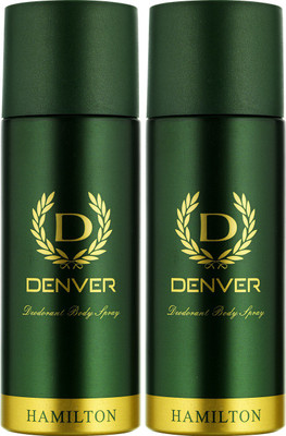 

Denver 2 Hamilton Deodorant Spray - For Men(330 ml, Pack of 2)