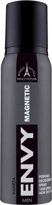

Envy 1000 Magnetic Deodorant Spray - For Men(120 ml)