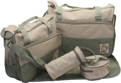 

Trendy Combo Mutli Storage Baby Bag(Green)