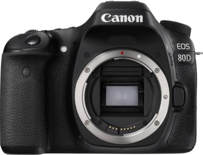 View Canon EOS 80D(W) DSLR Camera (Body only)(Black)  Price Online