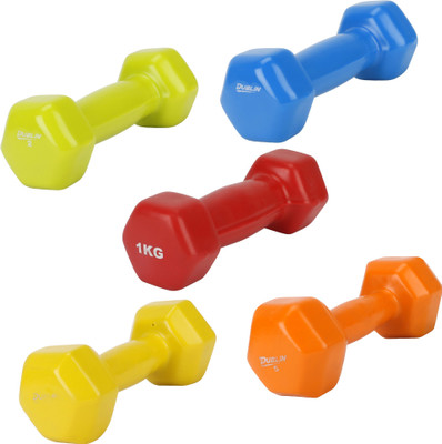 

UB PHYSIO SOLUTIONS UB146 Fixed Weight Dumbbell(15 kg), Multicolor