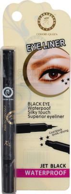 

COLOURS QUEEN COLOURS QUEEN WATERPROOF EYELINER WITH STAR STAMP 1(Black)