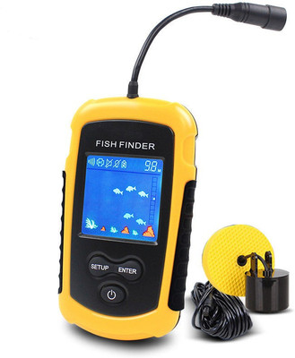 

Technomart LCD-100m-Portable-Sensor-Sonar-Fish-Finder CM-79 Black Fishing Rod(1000 cm, 0.8 kg, Black)