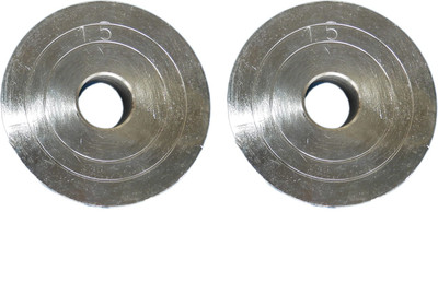

Royal 1.5Kg 2Pc Chrome Silver Plates 27mm1 Silver Weight Plate(3 kg)