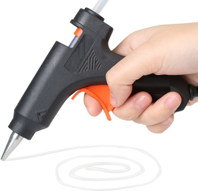 

VibeX ® Hot Kit for DIY Small Craft and Quick Repairs in Home & Office 40Watt Standard Temperature Cordless Glue Gun(11 mm)