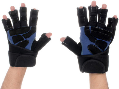 

Vector X VX-5000 Gym & Fitness Gloves (XL, Multicolor), Black;blue