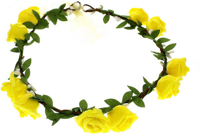 

Anuradha Art Jewellery BH-24 Hair Band(Yellow)