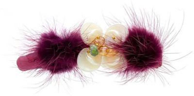 

Anuradha Art Jewellery BN-336 Banana Clip(Purple)