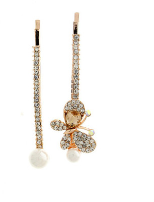 

Anuradha Art Jewellery Trendy Hair Clip(Gold)