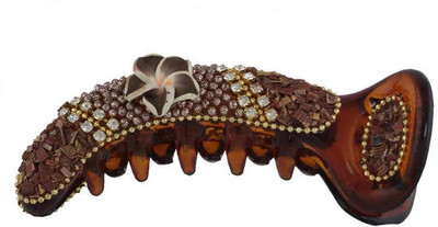 

Anuradha Art Jewellery BN-394 Banana Clip(Brown)