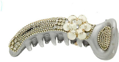 

Anuradha Art Jewellery BN-372 Banana Clip(Silver)