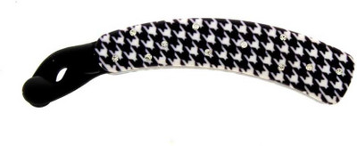 

Anuradha Art Jewellery BN-452 Banana Clip(White, Black)