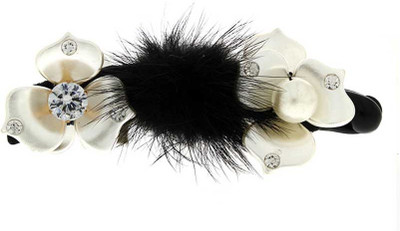 

Anuradha Art Jewellery BN-338 Banana Clip(Black)