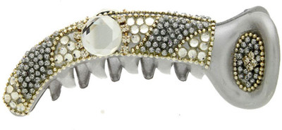 

Anuradha Art Jewellery BN-462 Banana Clip(Silver)