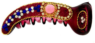 

Anuradha Art Jewellery BN-377 Banana Clip(Purple)