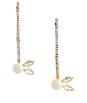 

Anuradha Art Jewellery Trendy Hair Clip(White, Gold)