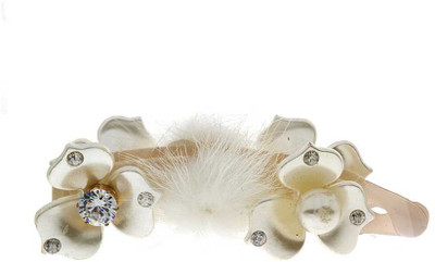 

Anuradha Art Jewellery BN-438 Banana Clip(White)