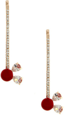 

Anuradha Art Jewellery Trendy Hair Clip(Red, White)